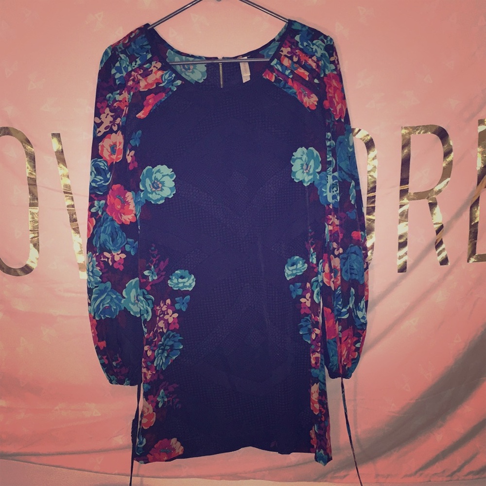 Silk Floral Tunic